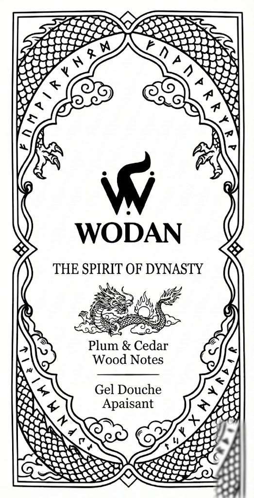 Gel Douche Prune et Cèdre The Spirit of Dynasty WODAN